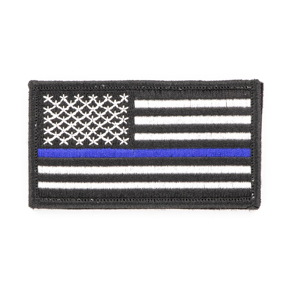 Thin Blue Line USA Flag Patch